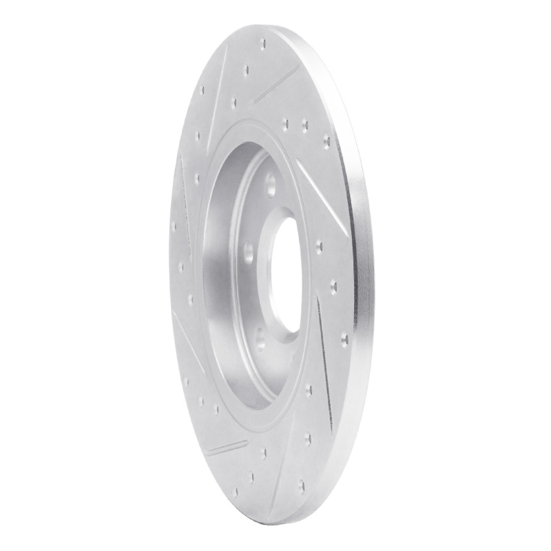 Buick TERRAZA Brake Rotor (1) - Rear Right - R1 Concepts - Drilled & Slotted - Silver - 2006